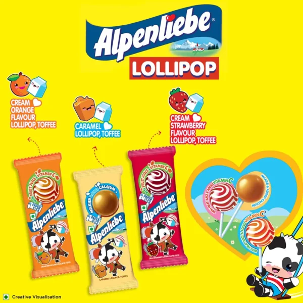 Alpenliebe Pop Assorted Lollipops Pack of 3