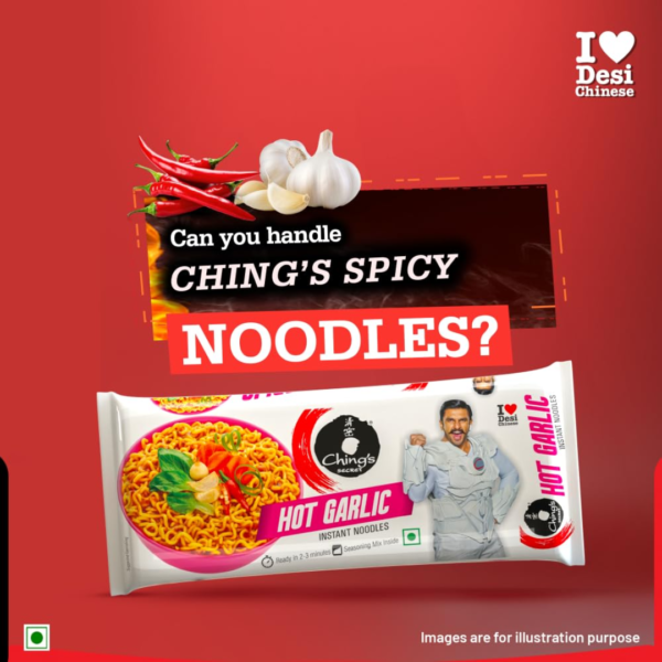 Ching's Hot Garlic Noodles 240gm - Image 3