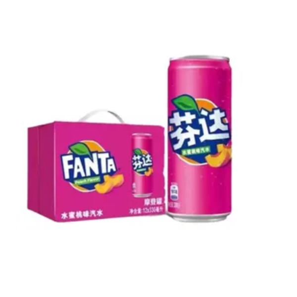 Fanta Peach 330ml - Image 2