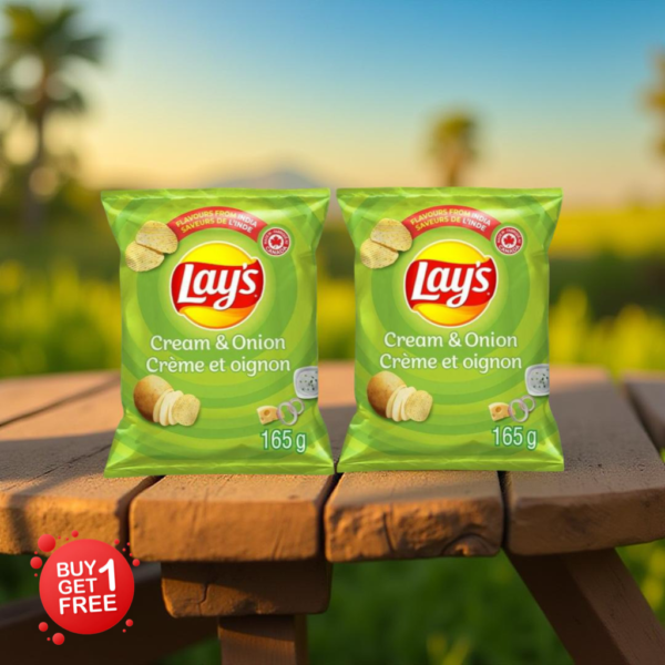 Lays Cream N Onion American Style (Buy One Get One Free)