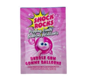 Shock Rocks Popping Bubblegum – 24ct