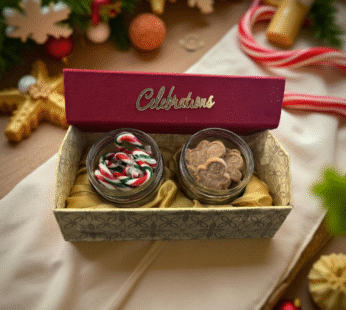 Gingerbread and Candy Cane Christmas Hamper
